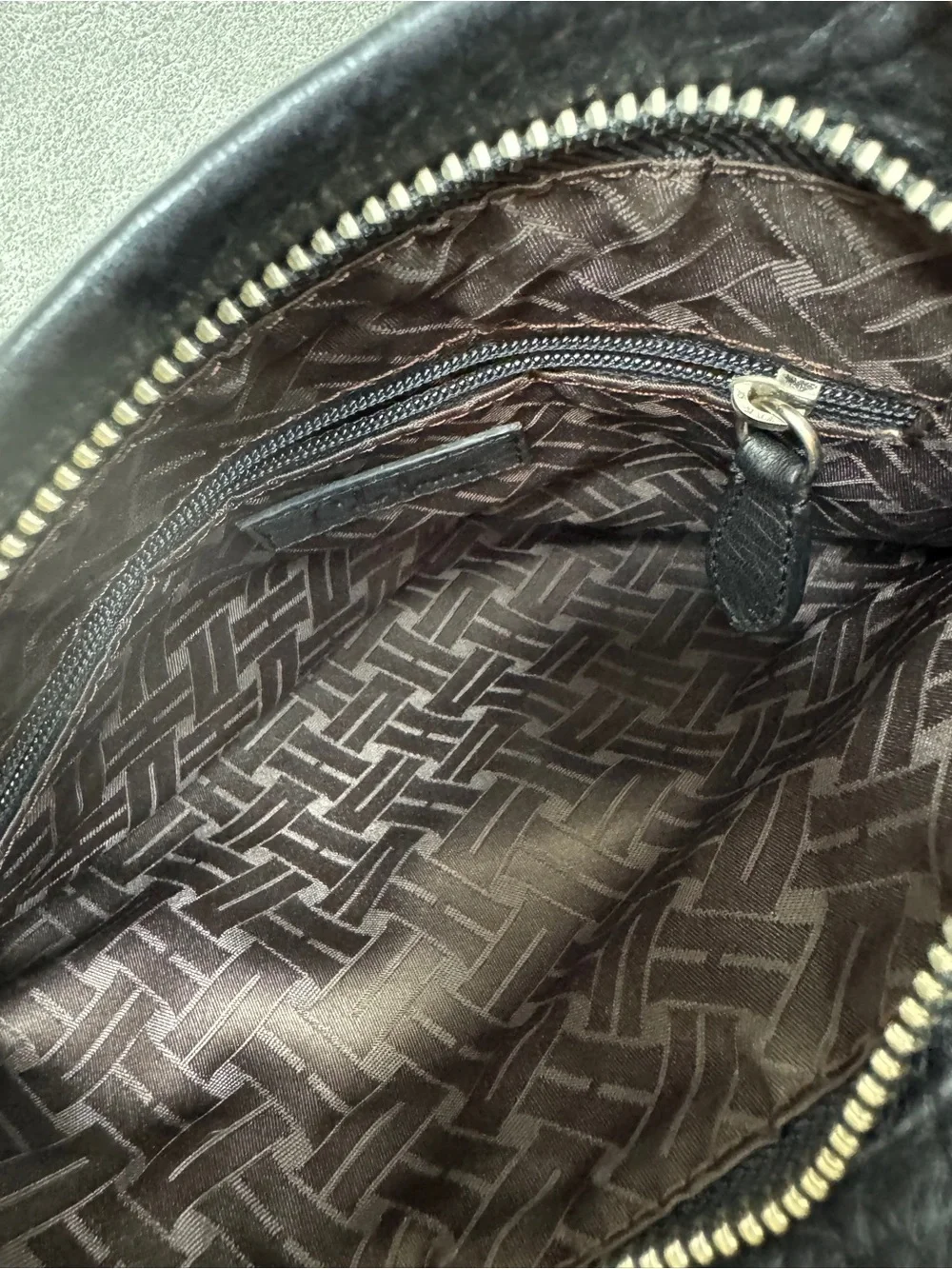 Cole Haan Black Pebbled Leather Crossbody Bag